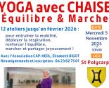 Yoga avec Chaise pour les Seniors
