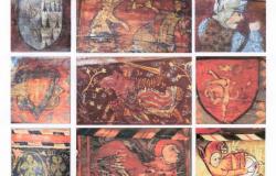 plafonds peints médiévaux Hérault