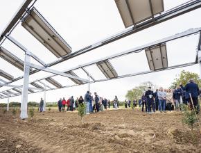 INAUGURATION FERME AGRIVOLTAIQUE DOMAINE DE RIVALS AUDE