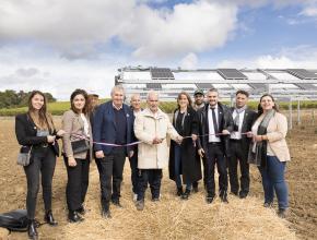 INAUGURATION FERME AGRIVOLTAIQUE DOMAINE DE RIVALS AUDE