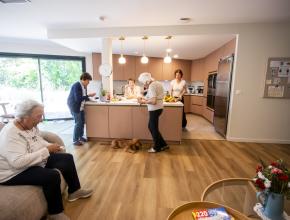 visite d'un habitat inclusif à Coursan, dans l'Aude