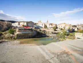 Dépose du pont de VILLEGAILHENC dans l'Aude