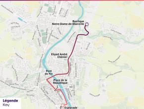 parcours de la flamme olympique à Limoux