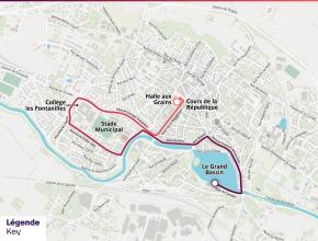 parcours de la flamme olympique à Castelnaudary