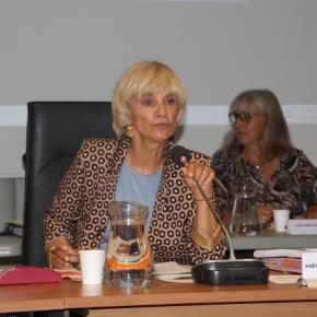La présidente du Département de l'Aude Hélène Sandragné a présenté le rapport sur le projet régional de santé de l'ARS.
