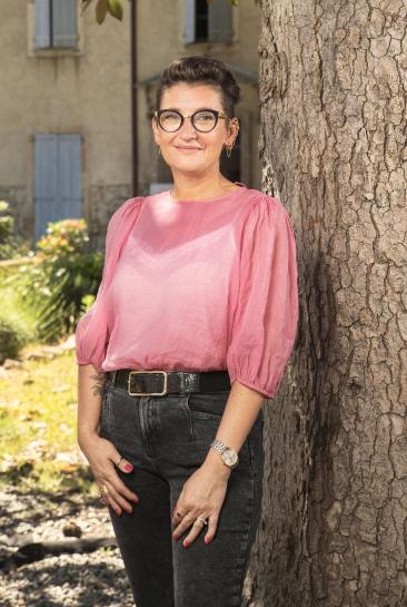 Alix Gaston, responsable de site à l'abbaye de Lagrasse.