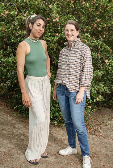 Laura Pfeffen et Anne Canovas