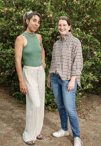 Laura Pfeffen et Anne Canovas