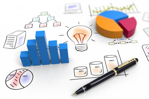 GRAPHISME ÉCONOMIE BUDGET PREVISIONNEL