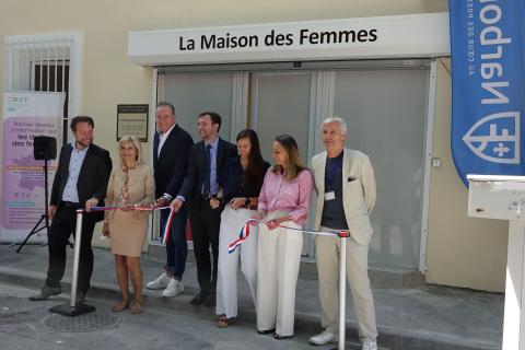 les représentants des partenaires de la maison des femmes de Narbonne.