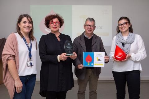 Remise du prix Trophée de vie EFS