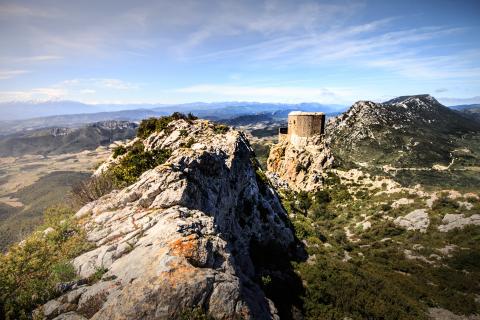 Paysage Quéribus