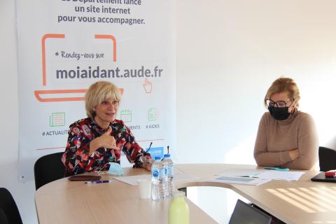 conférence de presse lancement du site moiaidant.aude.fr