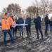 Visite de chantier des travaux de rétablissement de la continuité écologique du Fresquel à Pennautier.