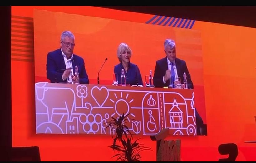 Hélène Sandragné, présidente du conseil départemental de l'Aude aux Assises des Départements de France