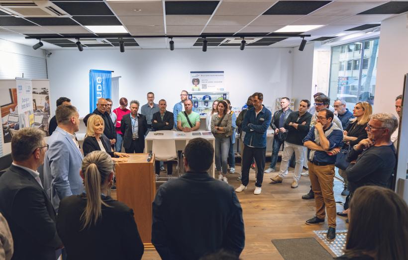 inauguration des nouveaux locaux d'acti city à Narbonne.