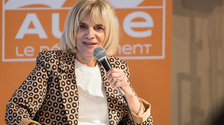 Hélène Sandragné, présidente du conseil départemental de l'Aude