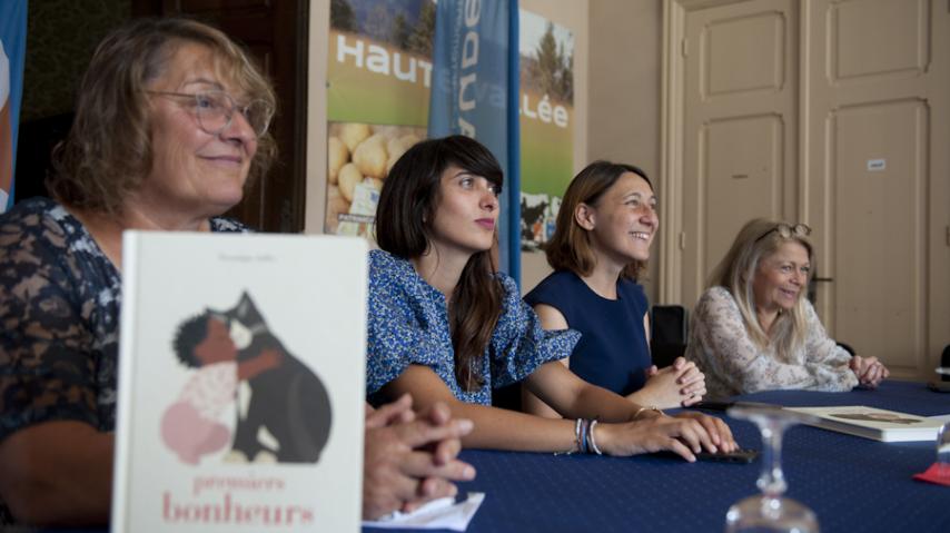 Lancement de l'opération Premières pages 2022 avec Chloé Danillon et Maria Conquet