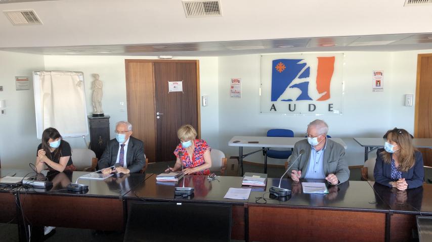 Signature du contrat pluriannuel d'objectifs et de moyens entre le département de l'Aude et l'afdaim-adapei 11 et l'apajh 11